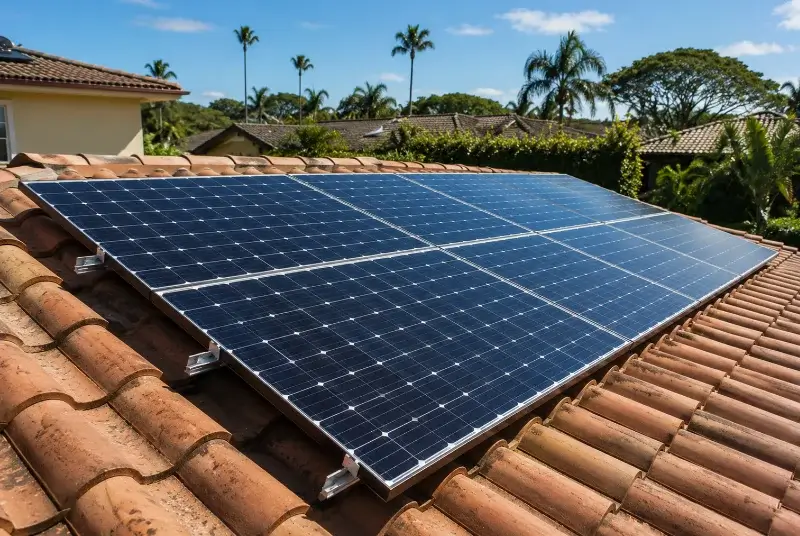 Installation de panneaux solaires à Rives-du-Fougerais